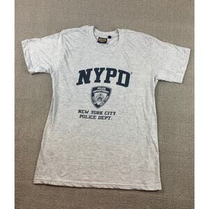 Officially Licensed NYPD Men M Shirt Torkia International Cotton Top Of The Rock